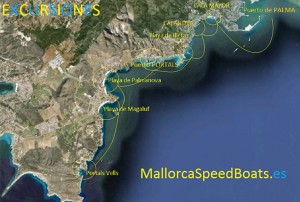 Itinerario excursiones en Mallorca, semirígidas