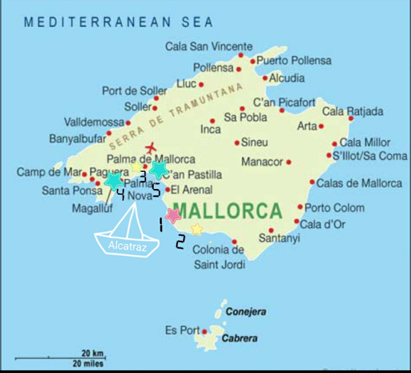Majorca sailing points of interest